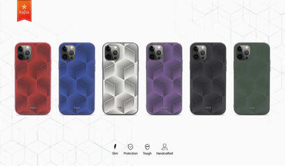 iPhone 12 Kılıf Kajsa Splendid Serisi 3D Cube Kapak