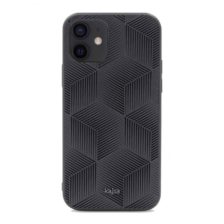 iPhone 12 Kılıf Kajsa Splendid Serisi 3D Cube Kapak