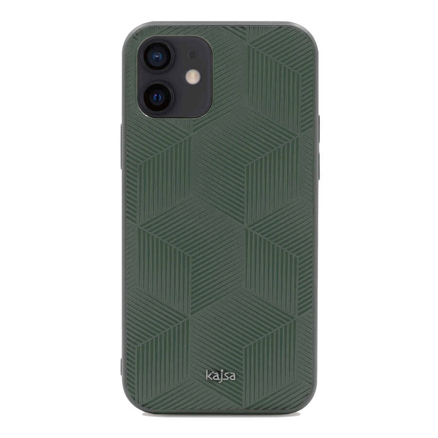 iPhone 12 Kılıf Kajsa Splendid Serisi 3D Cube Kapak