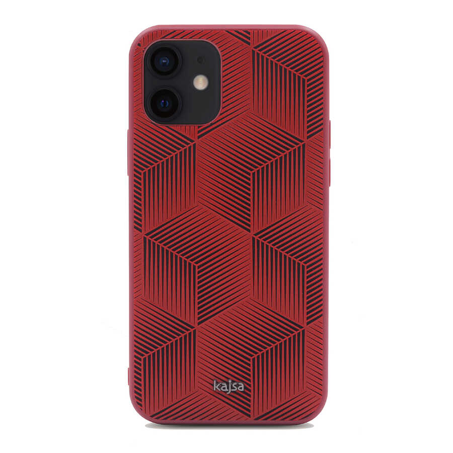 iPhone 12 Kılıf Kajsa Splendid Serisi 3D Cube Kapak