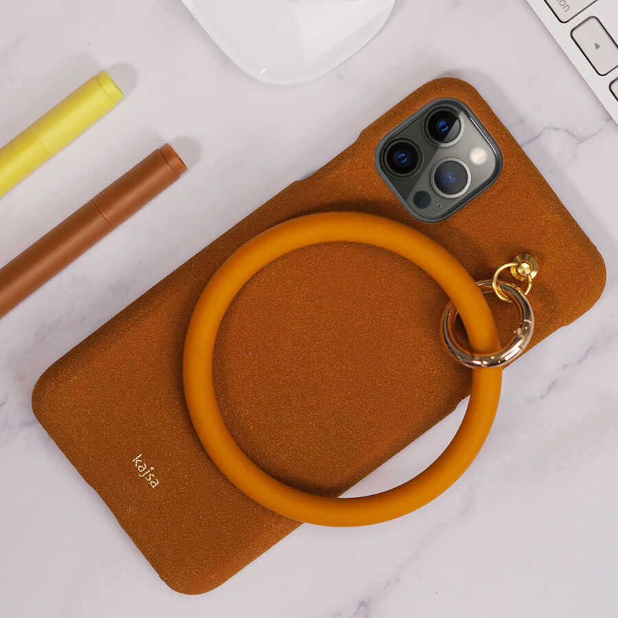 iPhone 12 Kılıf Kajsa Splendid Serisi Morandi Ring Kapak