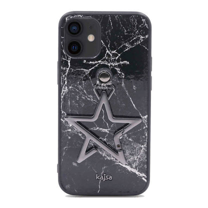 iPhone 12 Kılıf Kajsa Starry Serisi Marble Kapak