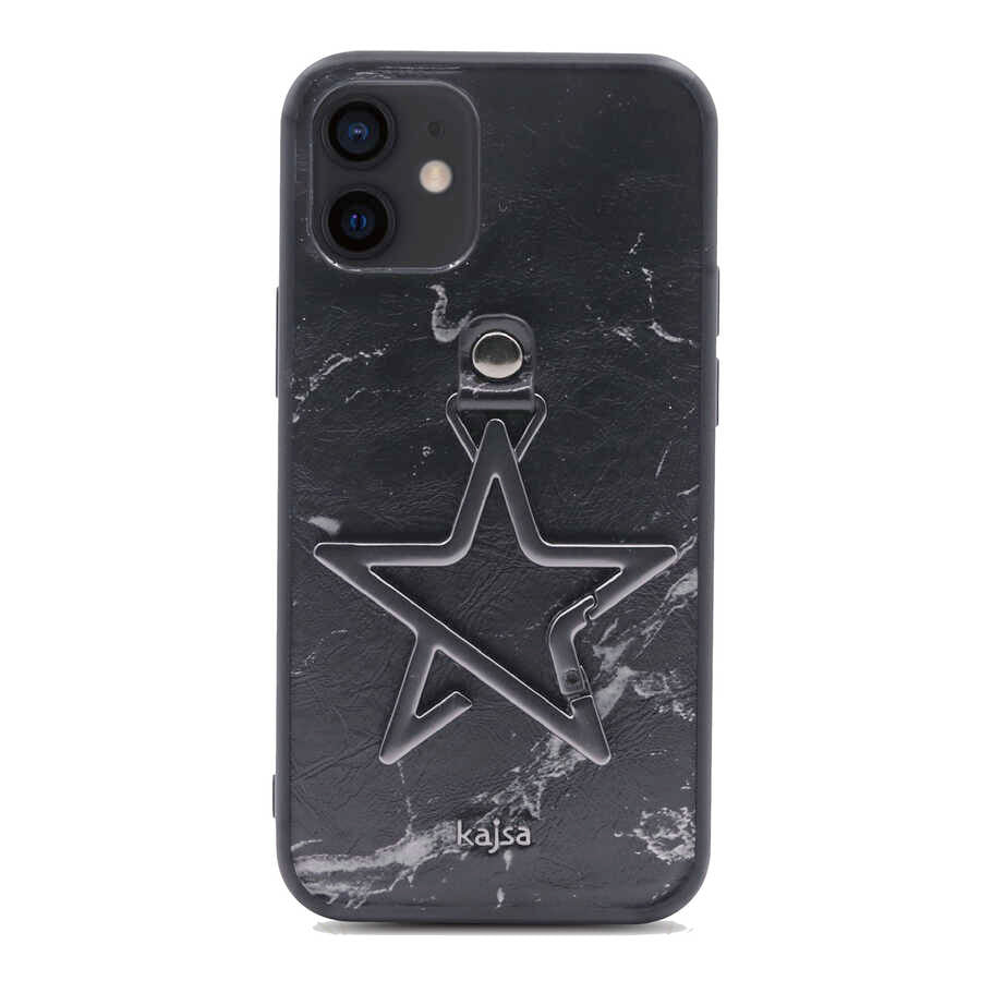 iPhone 12 Kılıf Kajsa Starry Serisi Marble Kapak