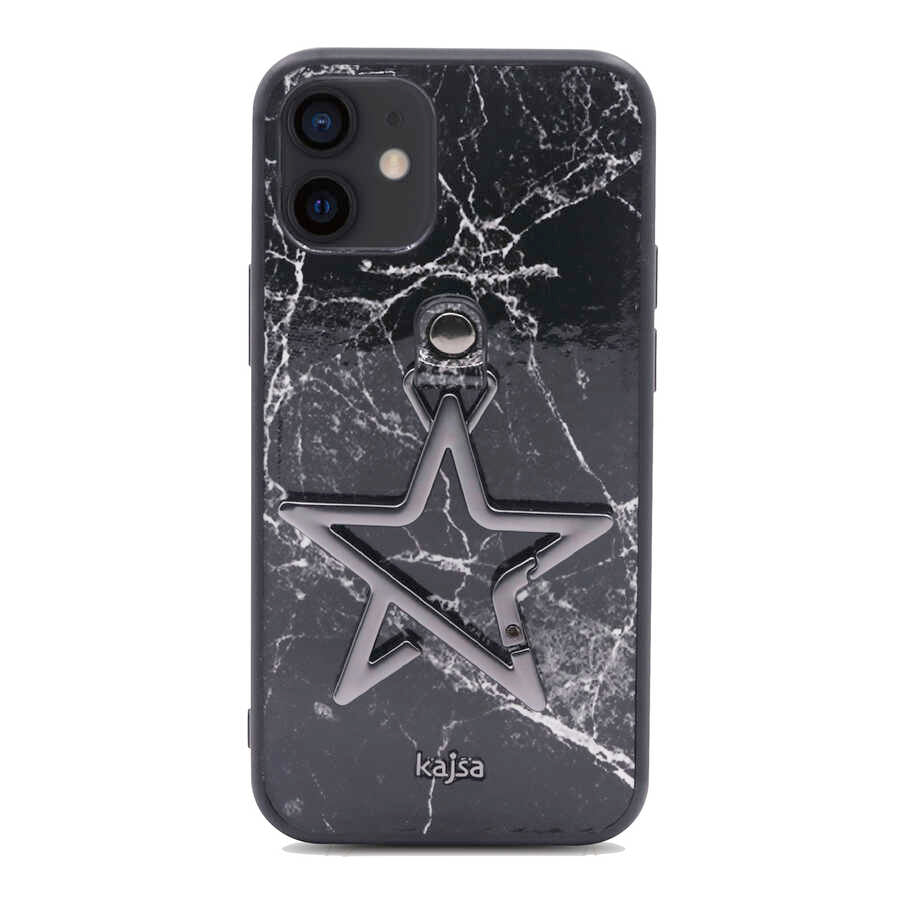 iPhone 12 Kılıf Kajsa Starry Serisi Marble Kapak