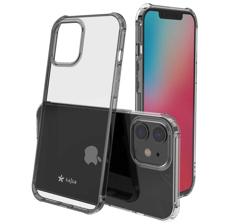 iPhone 12 Kılıf Kajsa Transparent Kapak
