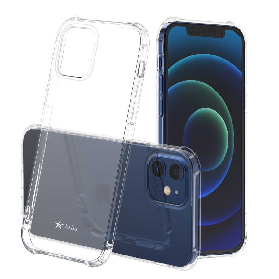 iPhone 12 Kılıf Kajsa Transparent Kapak