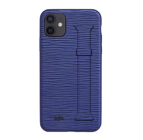 iPhone 12 Kılıf Kajsa Wave Pattern Handstrap Kapak