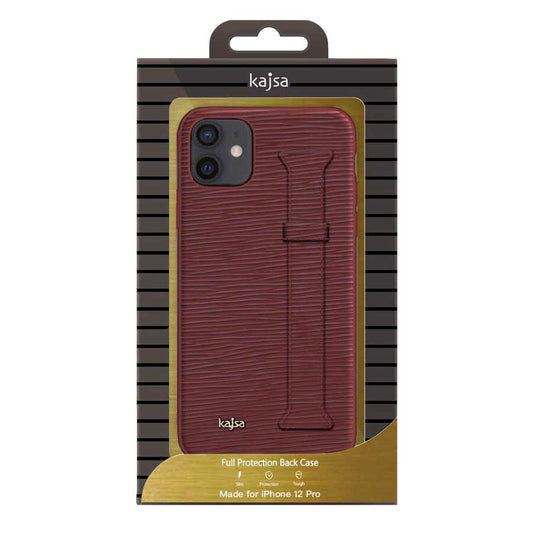 iPhone 12 Kılıf Kajsa Wave Pattern Handstrap Kapak