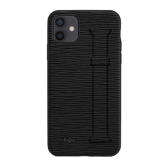 iPhone 12 Kılıf Kajsa Wave Pattern Handstrap Kapak