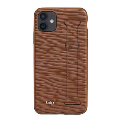 iPhone 12 Kılıf Kajsa Wave Pattern Handstrap Kapak