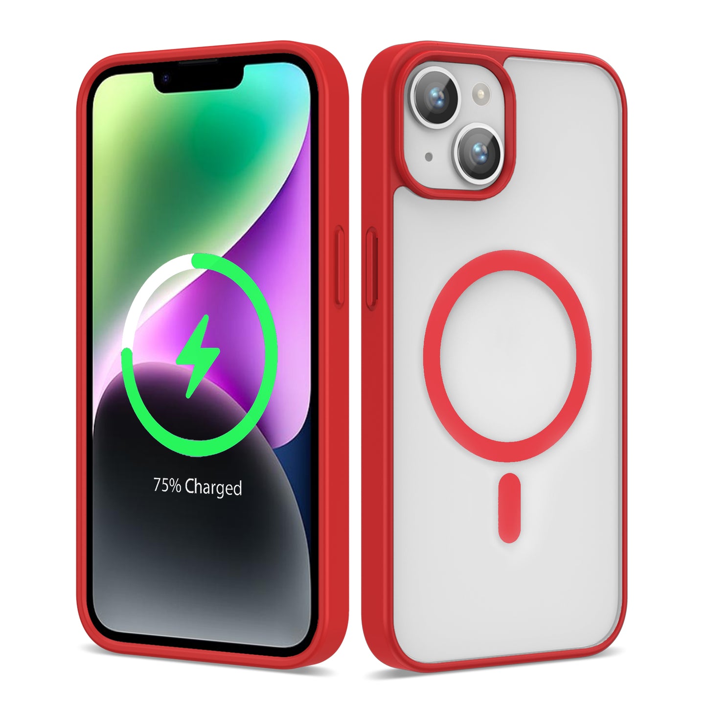 Apple iPhone 12 Kılıf M-safe Wireless Şarj Özellikli Silikon Zore Ege Kapak