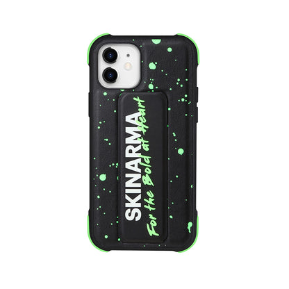 iPhone 12 Kılıf SkinArma Standlı Deri Görünümlü Funsha Kapak