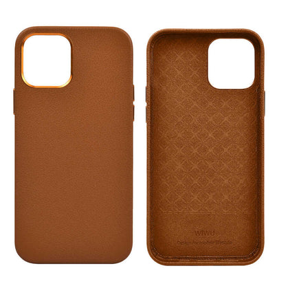 iPhone 12 Kılıf Wiwu Calfskin Kapak