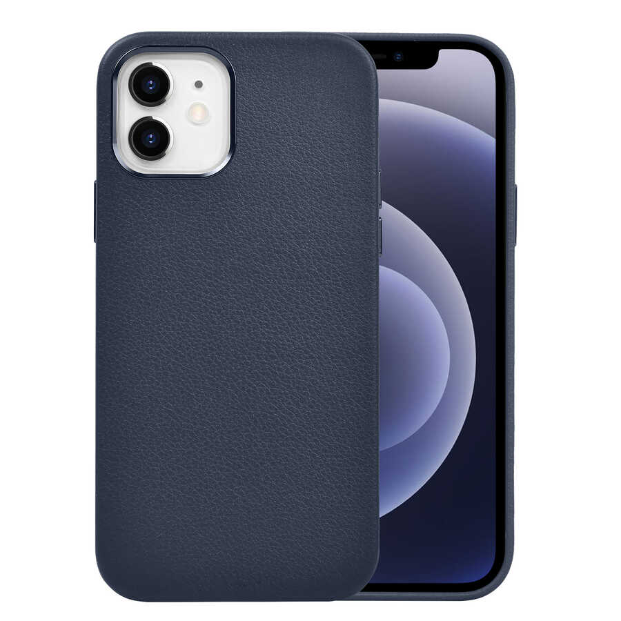 iPhone 12 Kılıf Wiwu Calfskin Kapak