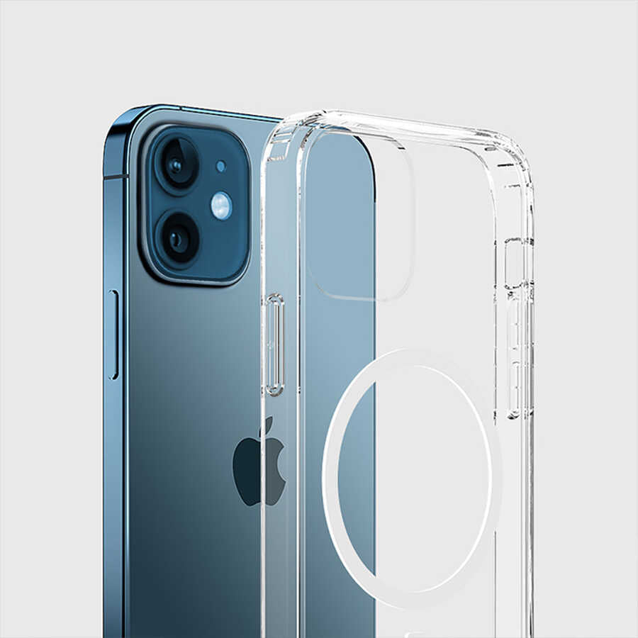 iPhone 12 Kılıf Wiwu Magnetic Crystal Kapak