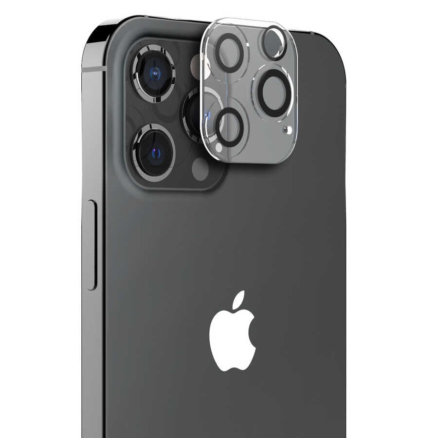 iPhone 12 Pro Araree C-Subcore Temperli Kamera Koruyucu