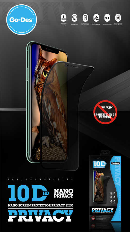 iPhone 12 Pro Go Des Privacy Ekran Koruyucu