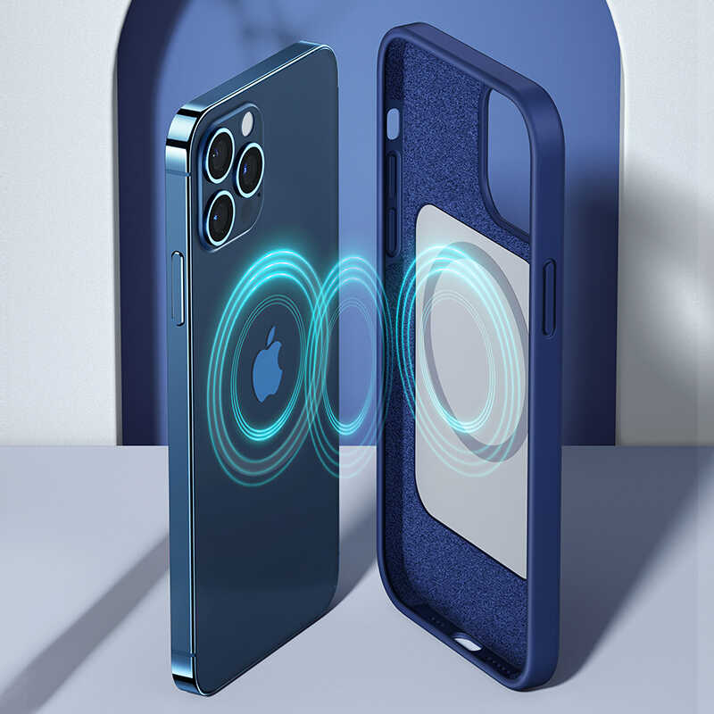 iPhone 12 Pro Kılıf Benks M-safe Magnetic Original MFI Certified Silikon Kapak