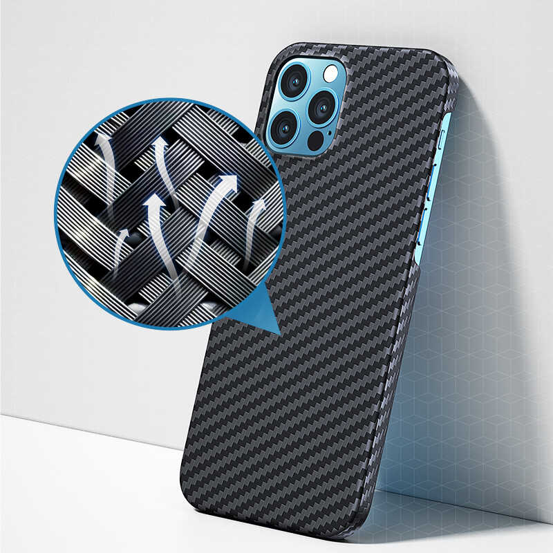 iPhone 12 Pro Kılıf Benks MFİ M-safe Magnetic Aramid Kapak