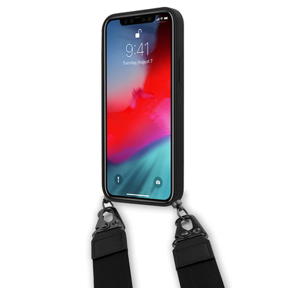 iPhone 12 Pro Kılıf Ferrari Orjinal Lisanslı Askılı Metal Logolu Kapak