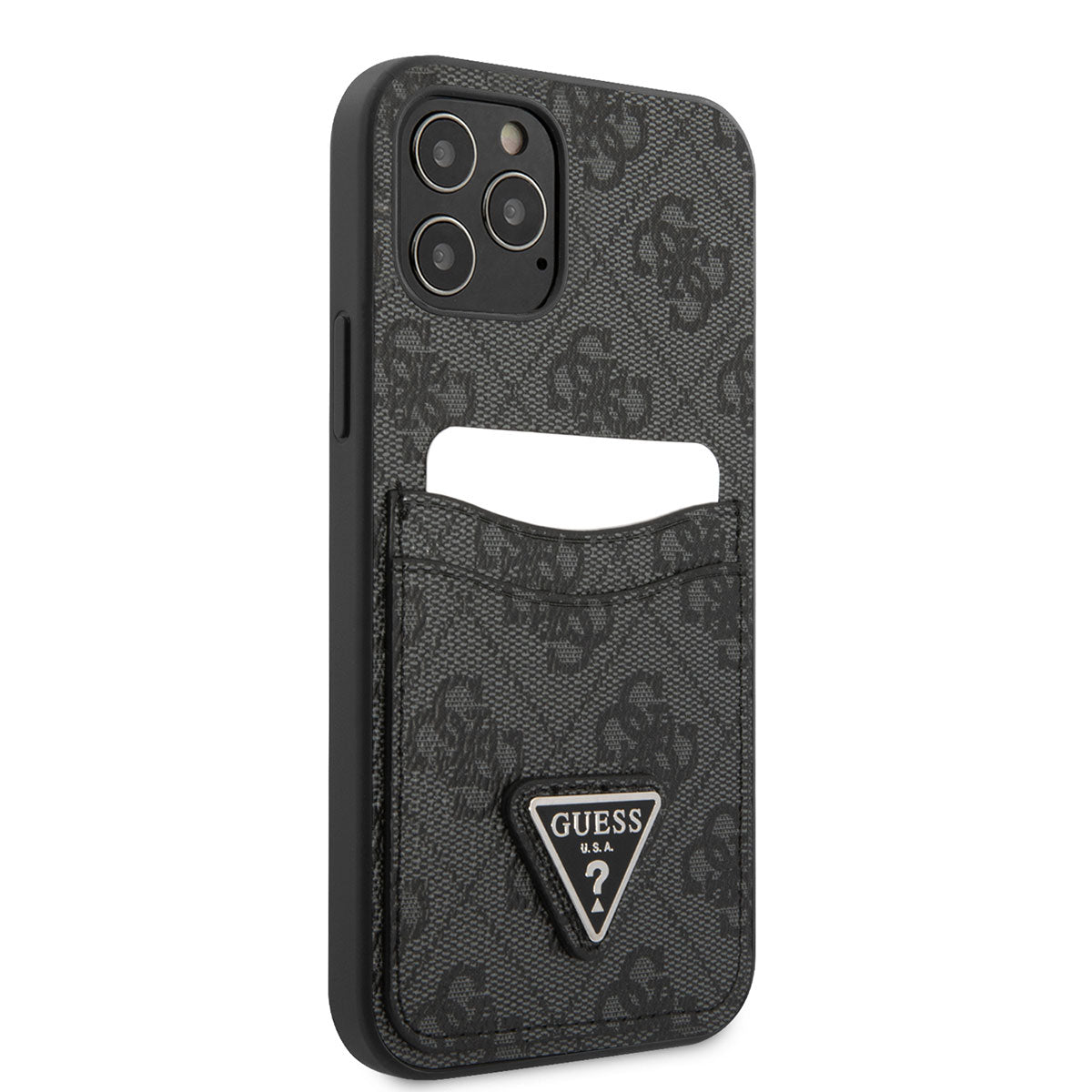 iPhone 12 Pro Kılıf GUESS Çift Kart Bölmeli Kapak