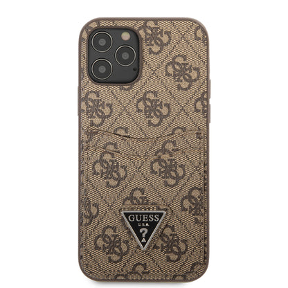 iPhone 12 Pro Kılıf GUESS Çift Kart Bölmeli Kapak