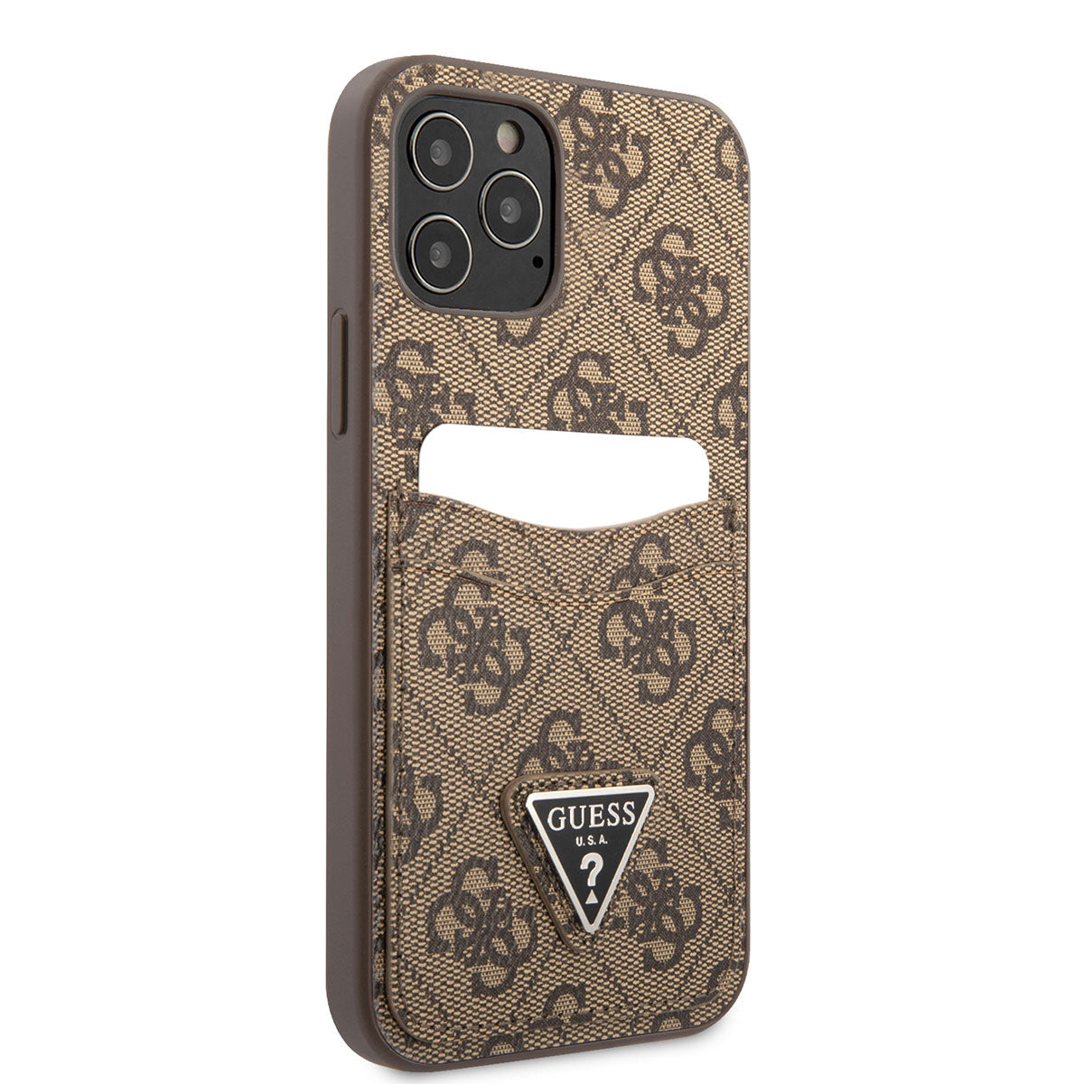 iPhone 12 Pro Kılıf GUESS Çift Kart Bölmeli Kapak