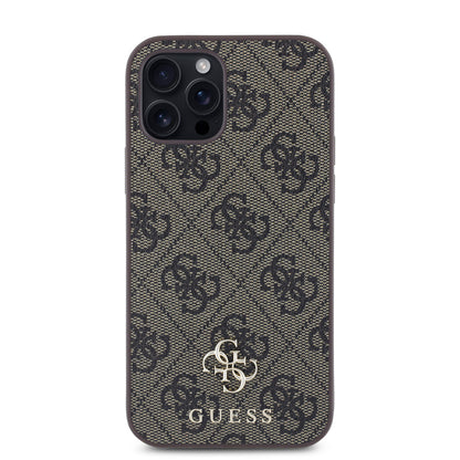 iPhone 12 Pro Kılıf Guess Orjinal Lisanslı M-safe Şarj Özellikli Small 4G Classic Kapak