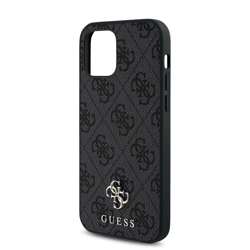 iPhone 12 Pro Kılıf Guess Orjinal Lisanslı M-safe Şarj Özellikli Small 4G Classic Kapak