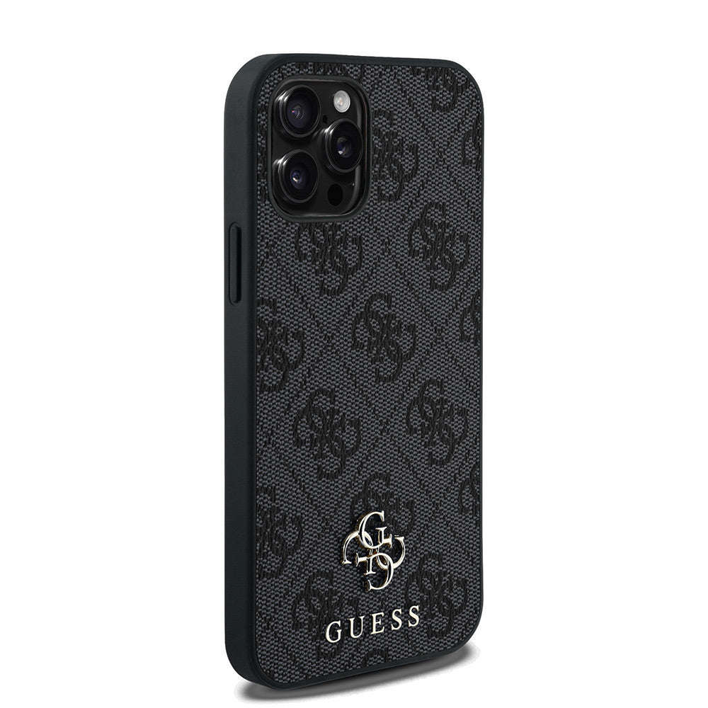 iPhone 12 Pro Kılıf Guess Orjinal Lisanslı M-safe Şarj Özellikli Small 4G Classic Kapak