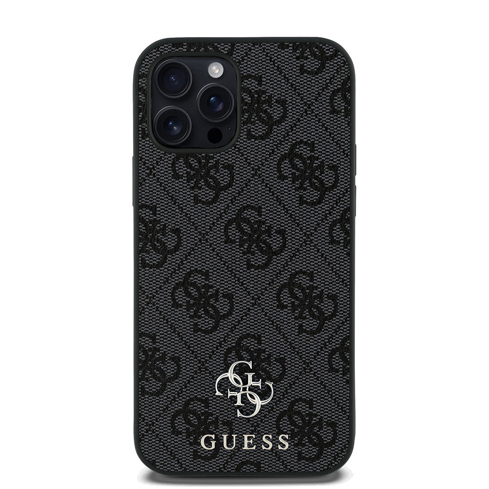 iPhone 12 Pro Kılıf Guess Orjinal Lisanslı M-safe Şarj Özellikli Small 4G Classic Kapak