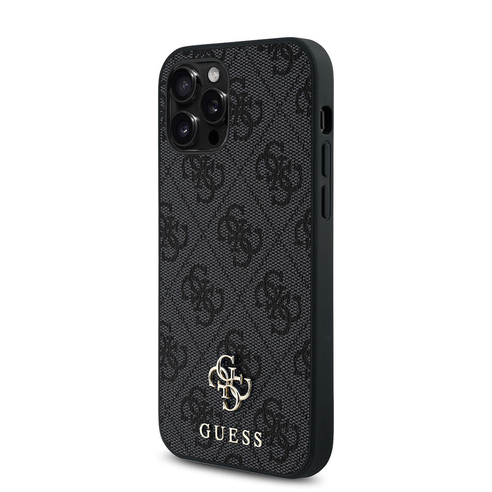 iPhone 12 Pro Kılıf Guess Orjinal Lisanslı M-safe Şarj Özellikli Small 4G Classic Kapak