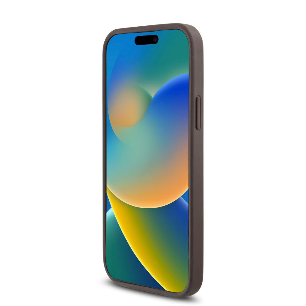 iPhone 12 Pro Kılıf Guess Orjinal Lisanslı M-safe Şarj Özellikli Small 4G Classic Kapak