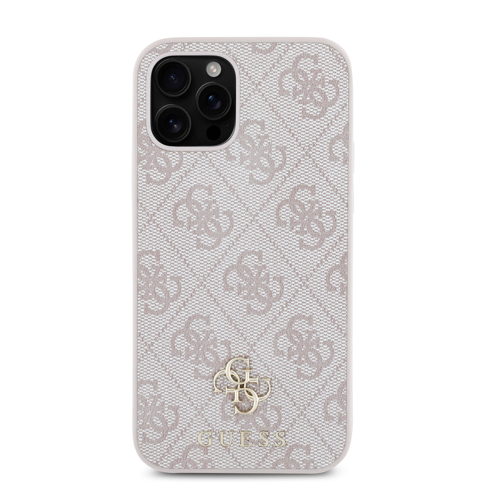 iPhone 12 Pro Kılıf Guess Orjinal Lisanslı M-safe Şarj Özellikli Small 4G Classic Kapak