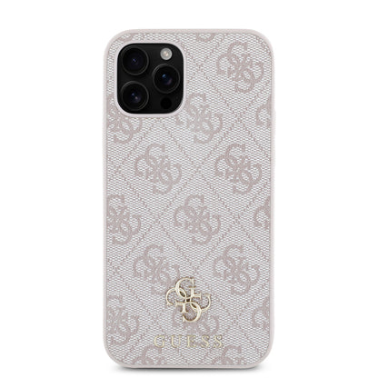 iPhone 12 Pro Kılıf Guess Orjinal Lisanslı M-safe Şarj Özellikli Small 4G Classic Kapak
