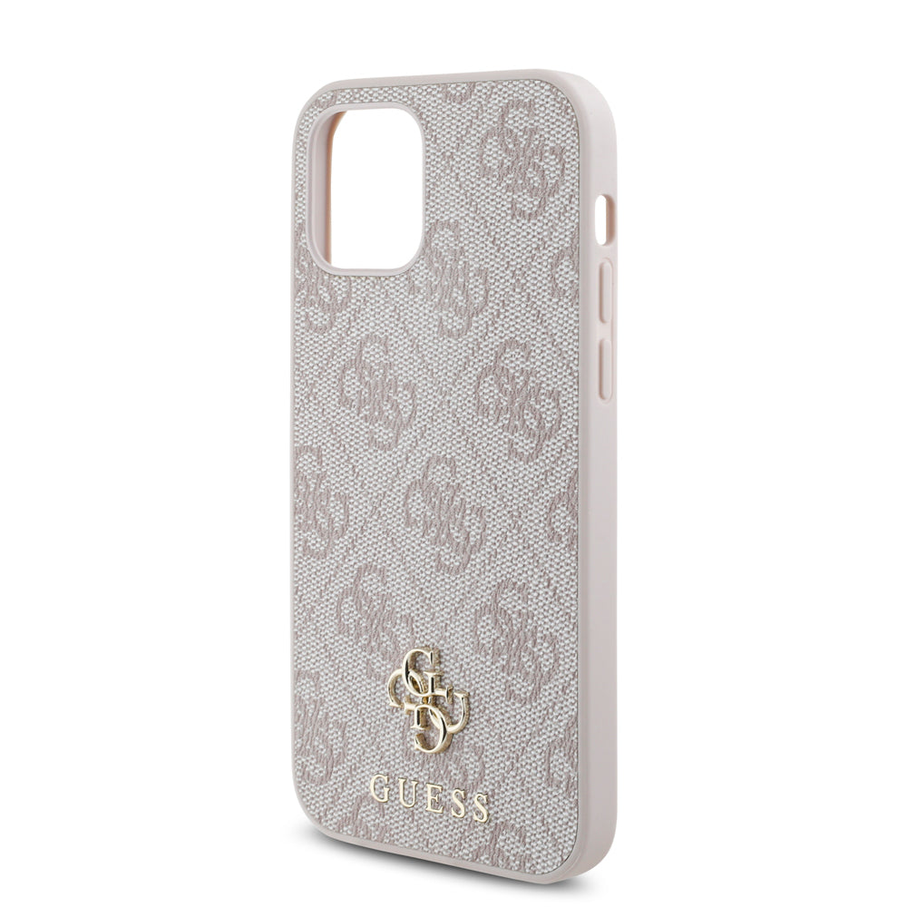 iPhone 12 Pro Kılıf Guess Orjinal Lisanslı M-safe Şarj Özellikli Small 4G Classic Kapak