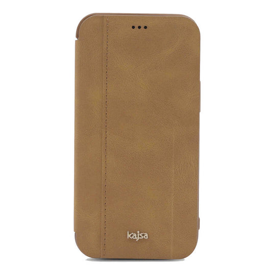 iPhone 12 Pro Kılıf Kajsa Dale Serisi Parallel PU Folio Kapaklı Kılıf