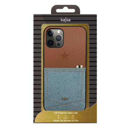 iPhone 12 Pro Kılıf Kajsa Denim Kapak