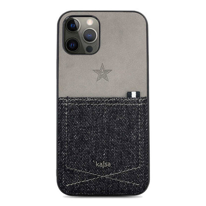 iPhone 12 Pro Kılıf Kajsa Denim Kapak