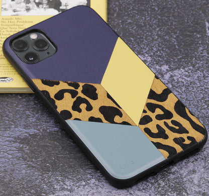 iPhone 12 Pro Kılıf Kajsa Glamorous Serisi Leopard Combo Kapak