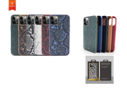 iPhone 12 Pro Kılıf Kajsa Glamorous Serisi Snake Pattern Kapak
