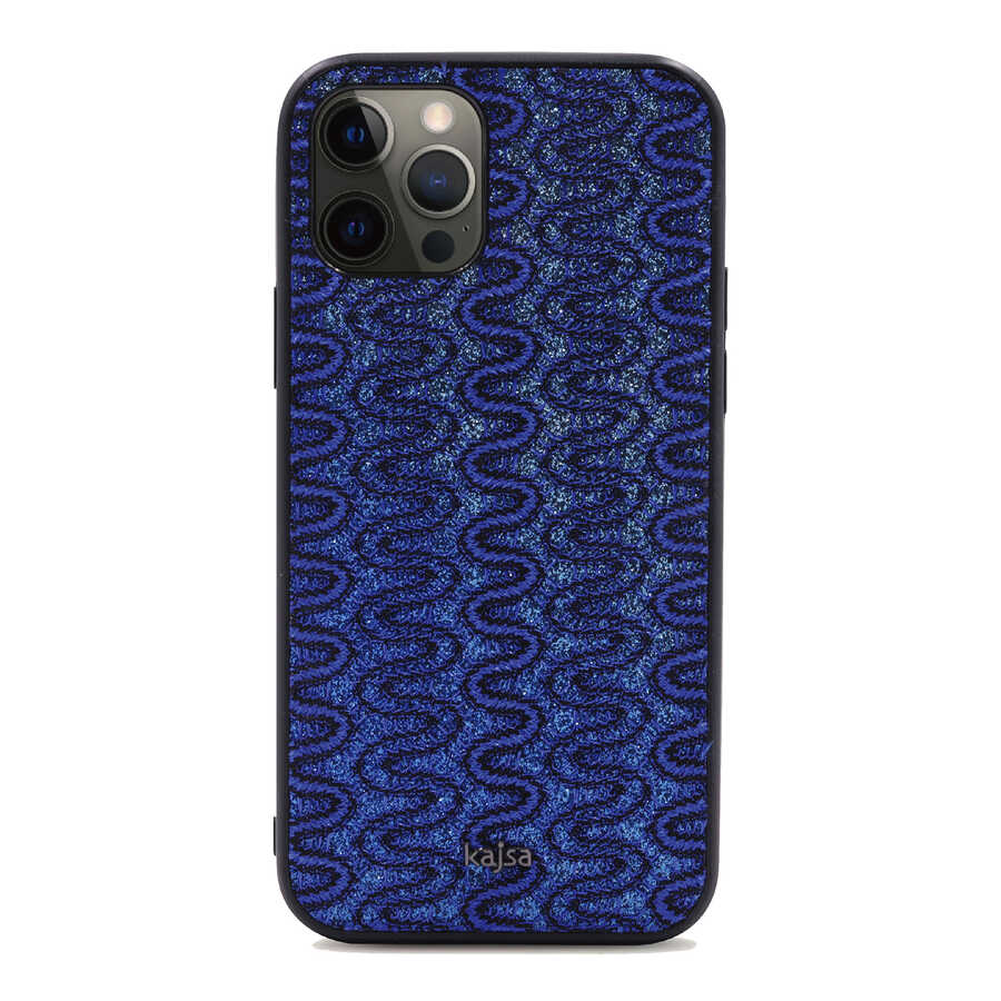 iPhone 12 Pro Kılıf Kajsa Glamorous Serisi Waterfall Pattern Kapak