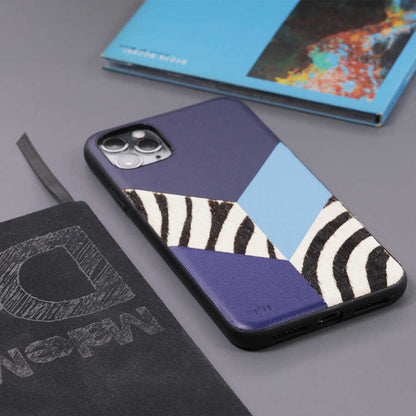 iPhone 12 Pro Kılıf Kajsa Glamorous Serisi Zebra Combo Kapak