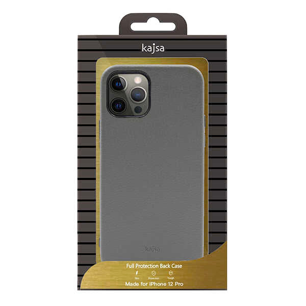 iPhone 12 Pro Kılıf Kajsa Litchi Kapak