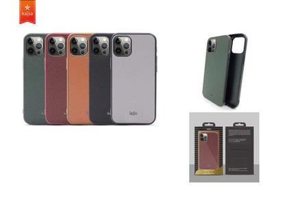 iPhone 12 Pro Kılıf Kajsa Luxe Collection Hakiki Deri Kapak