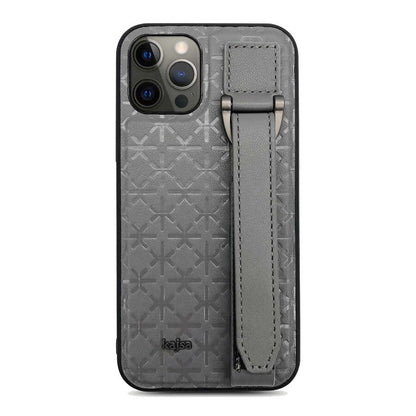 iPhone 12 Pro Kılıf Kajsa Neo Clasic Serisi Mono K Strap Kapak