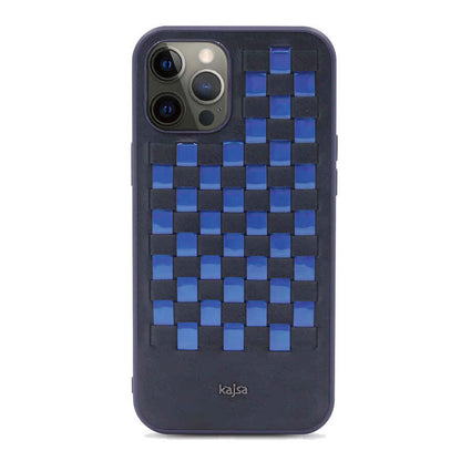 iPhone 12 Pro Kılıf Kajsa Preppie Serisi Spotlight Woven Kapak