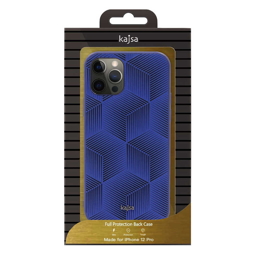 iPhone 12 Pro Kılıf Kajsa Splendid Serisi 3D Cube Kapak