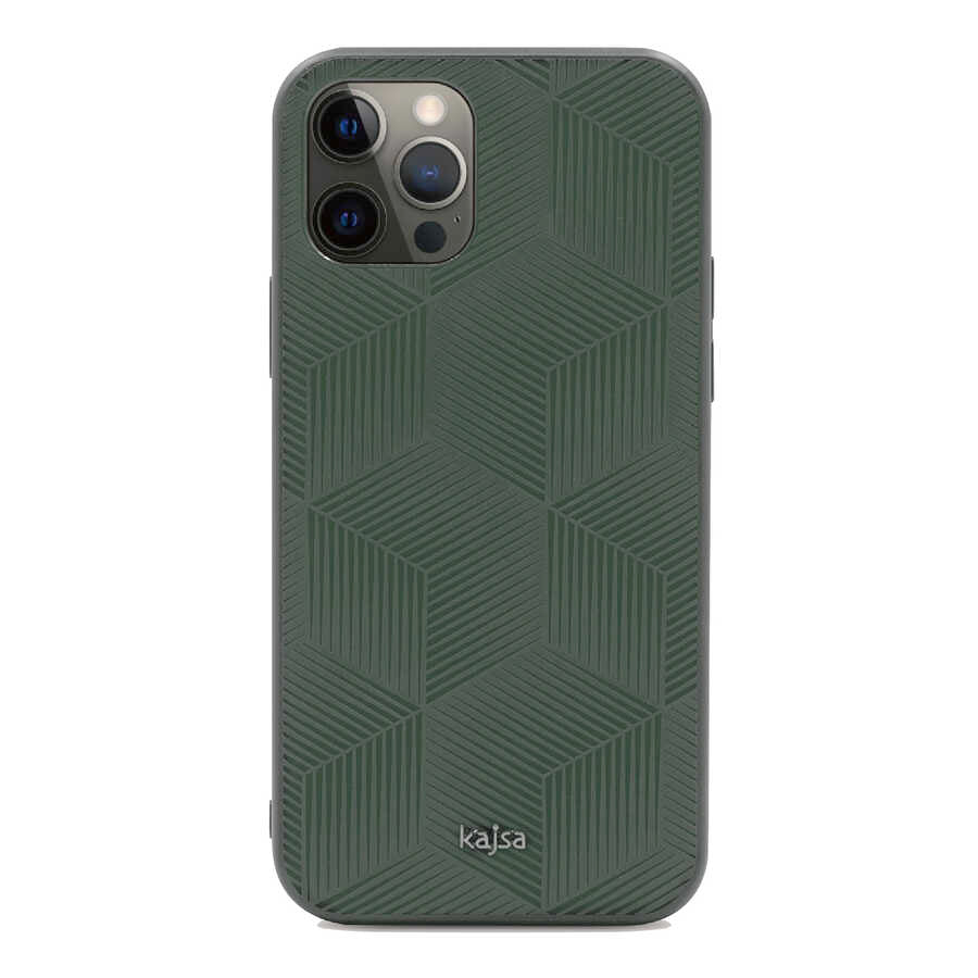 iPhone 12 Pro Kılıf Kajsa Splendid Serisi 3D Cube Kapak