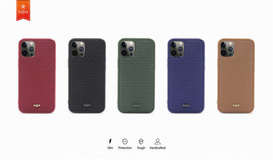 iPhone 12 Pro Kılıf Kajsa Splendid Serisi 3D Leaf Kapak